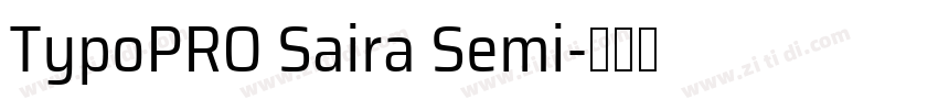TypoPRO Saira Semi字体转换